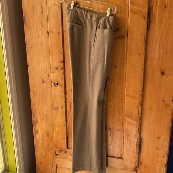 12L Express Columnist Trouser, taupe pinstripes - Picture 3 of 9